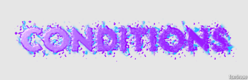 Conditions Text Effect