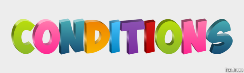 Conditions Effet de Texte