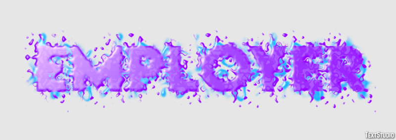Employer Text Effect