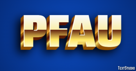 Pfau Texteffekt