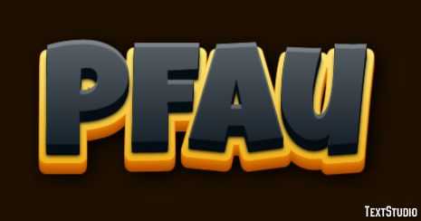 Pfau Texteffekt
