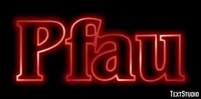 Pfau Текстовый эффект