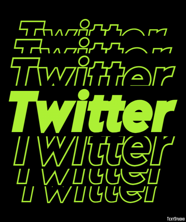 Twitter Metin Efekti