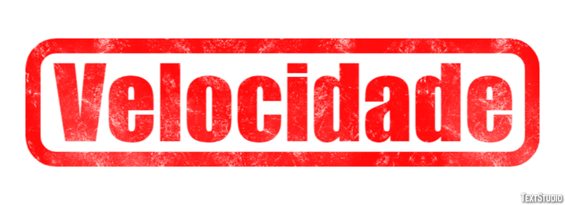Velocidade Effetto testo