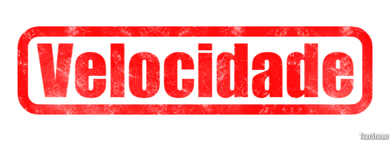 Velocidade Effetto testo