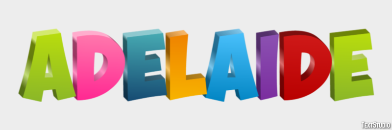 Adelaide Efekt tekstowy