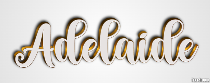 Adelaide Texteffekt