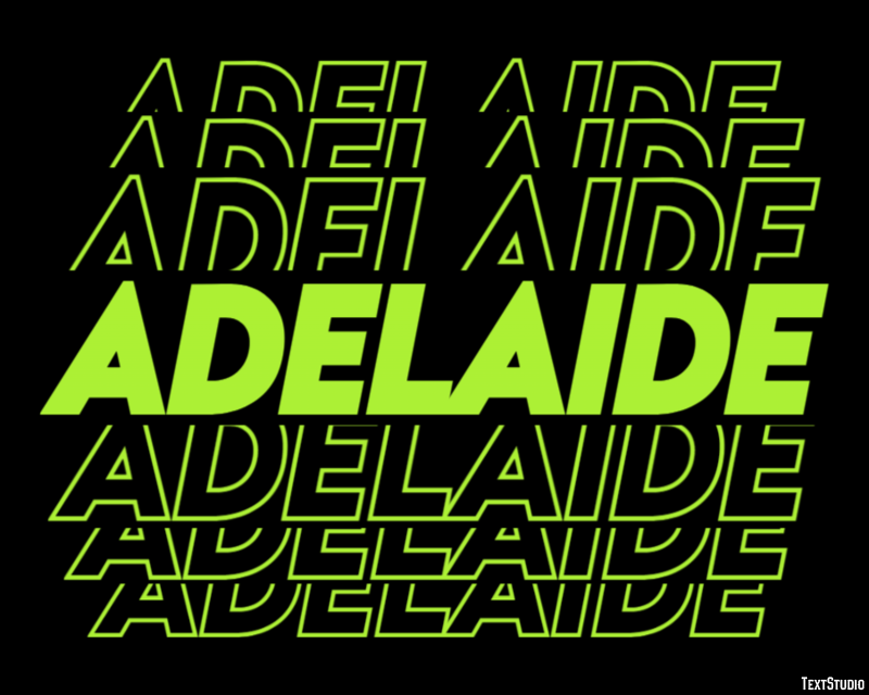 Adelaide Efekt tekstowy