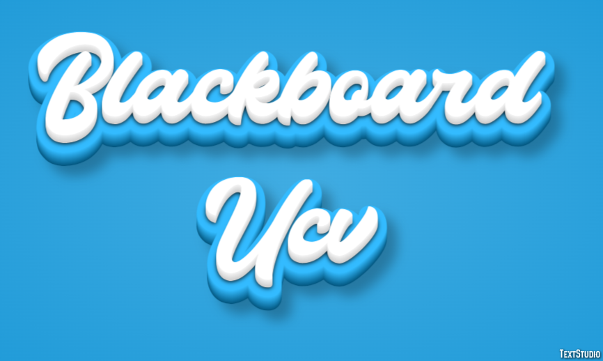 Blackboard Ucv Metin efekti