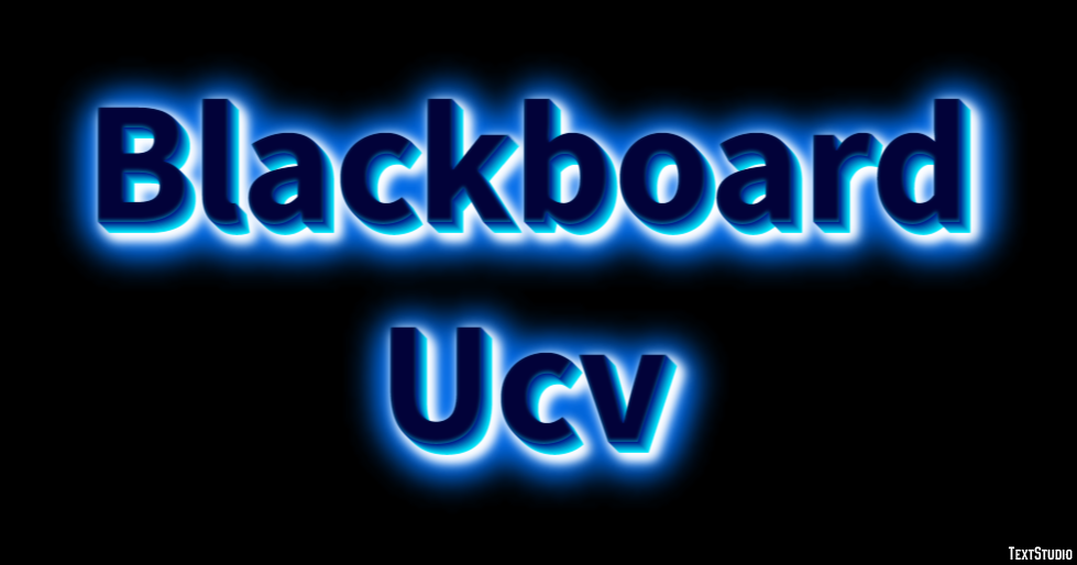 Blackboard Ucv Metin efekti
