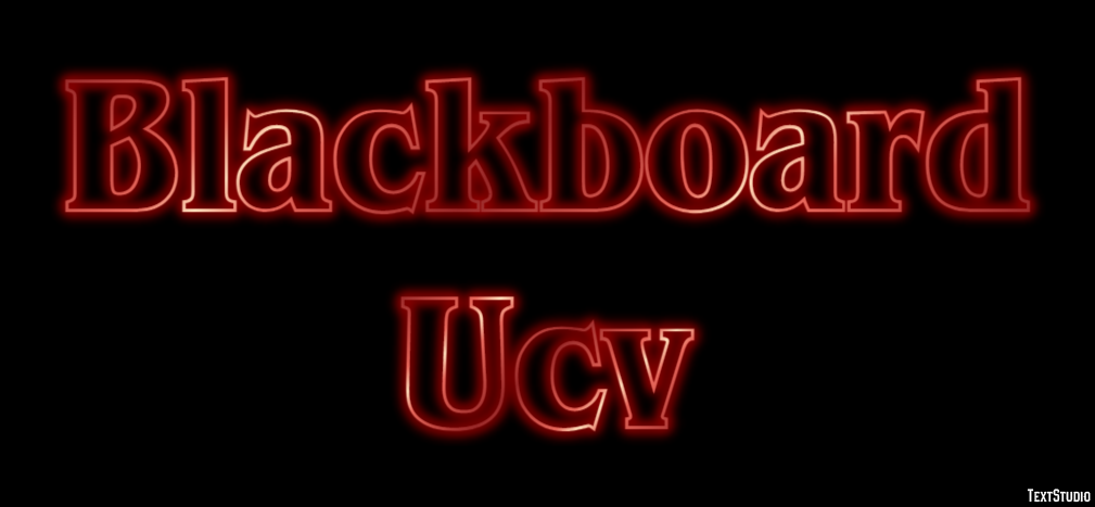 Blackboard Ucv Metin efekti