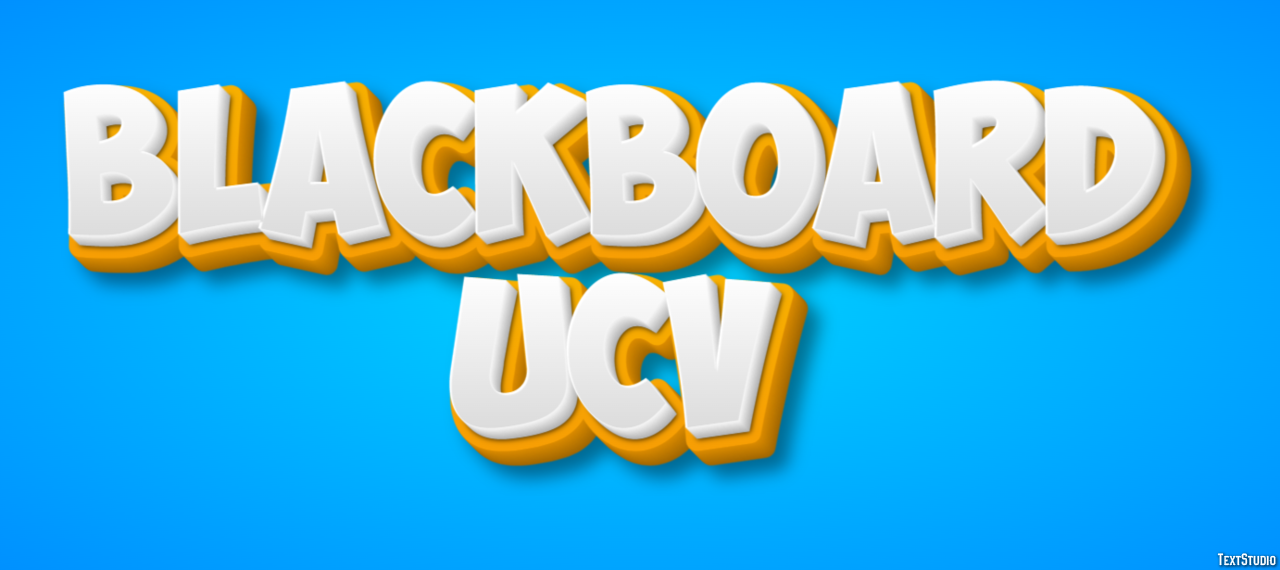 Blackboard Ucv Efekt tekstowy