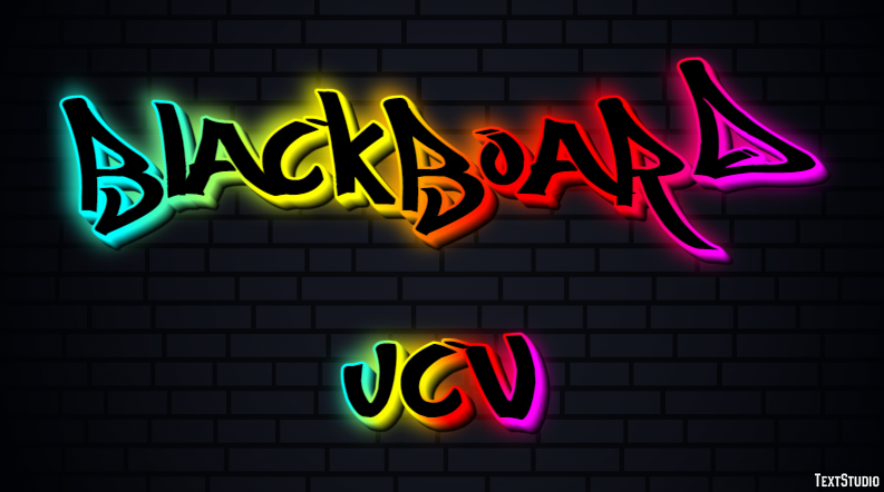 Blackboard Ucv Effetto testo