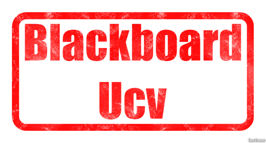 Blackboard Ucv Metin efekti