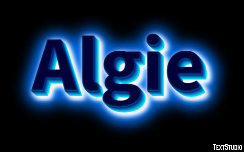 Algie Effet de Texte