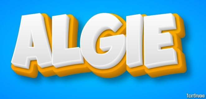 Algie Text Effect