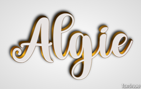 Algie Text Effect