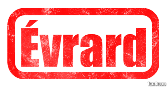 Évrard Efecto de texto