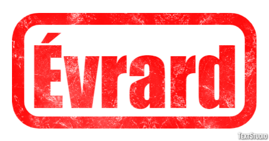 Évrard Эффект текста