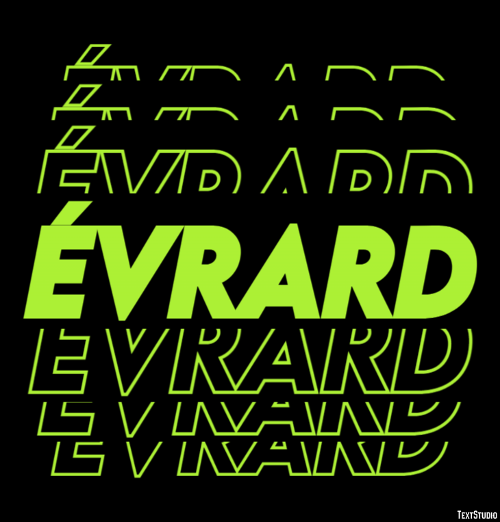 Évrard Efecto de texto