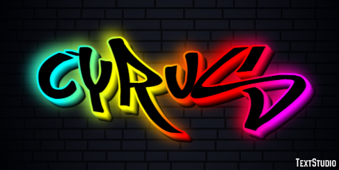 Cyrus Text Effect