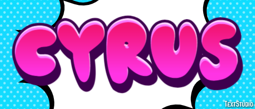 Cyrus Text Effect