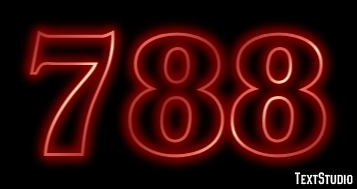 788 Текстовый эффект