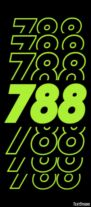 788 Текстовый эффект