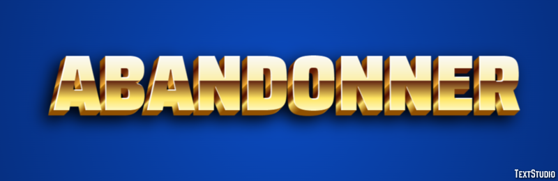 Abandonner Efecto de Texto