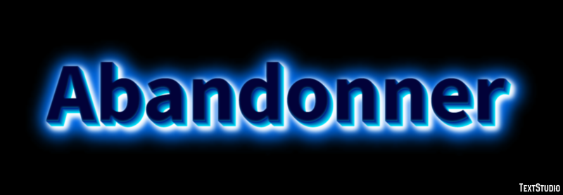 Abandonner Effetto testo