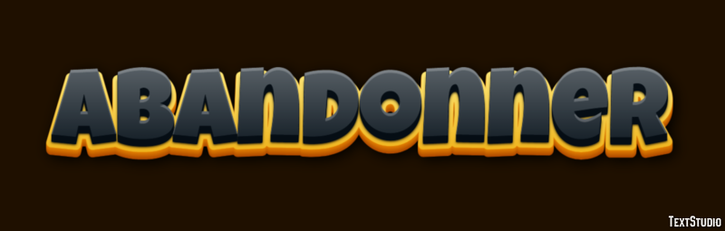 Abandonner Efecto de Texto