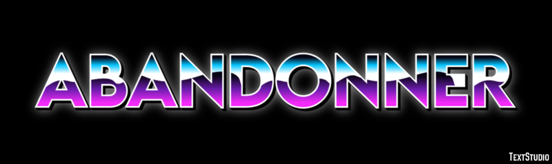 Abandonner Efecto de Texto