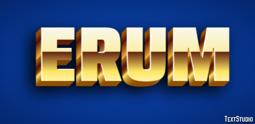 Erum Efecto de Texto