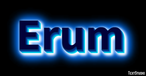 Erum Efecto de Texto