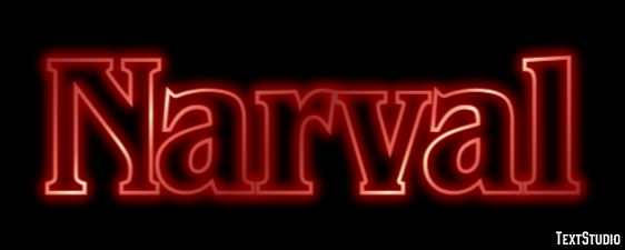 Narval Efecto de texto