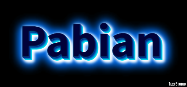 Pabian Efekt tekstowy