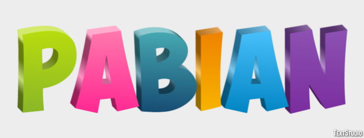 Pabian Texteffekt