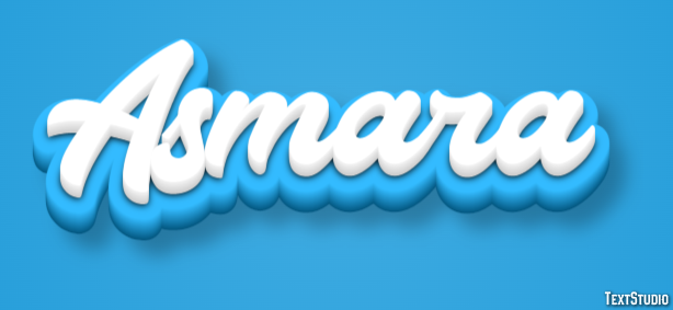 Asmara Texteffekt