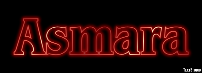 Asmara Texteffekt