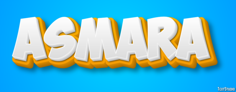 Asmara Texteffekt