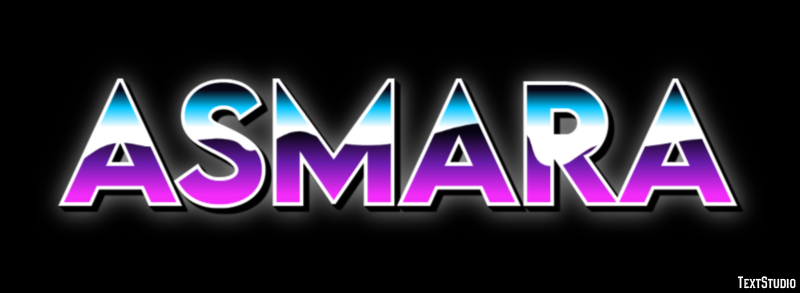 Asmara Texteffekt