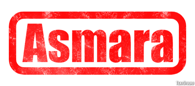 Asmara Texteffekt