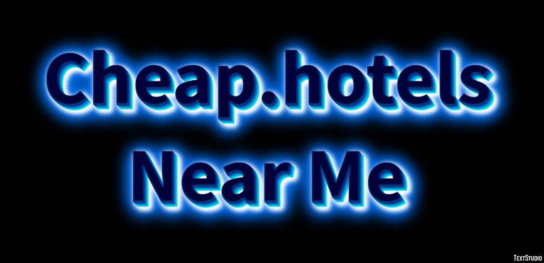 Cheap.hotels Near Me Efekt tekstowy