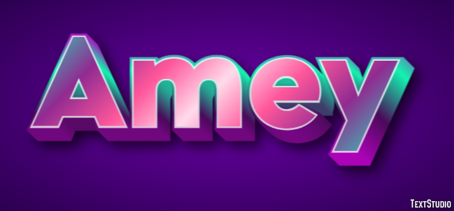 Amey Text effect