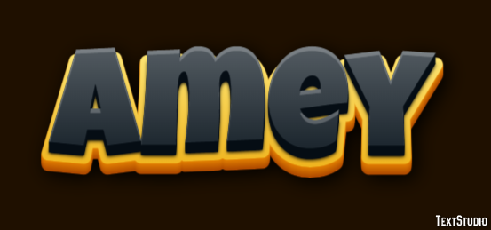 Amey Text effect