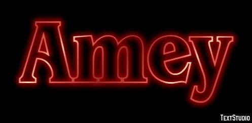 Amey Text effect