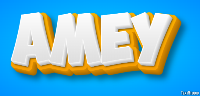 Amey Text effect