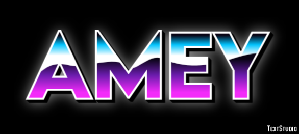 Amey Text effect