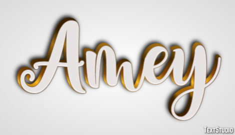 Amey Text effect