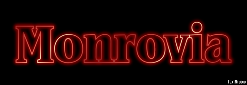 Monrovia Efekt tekstowy